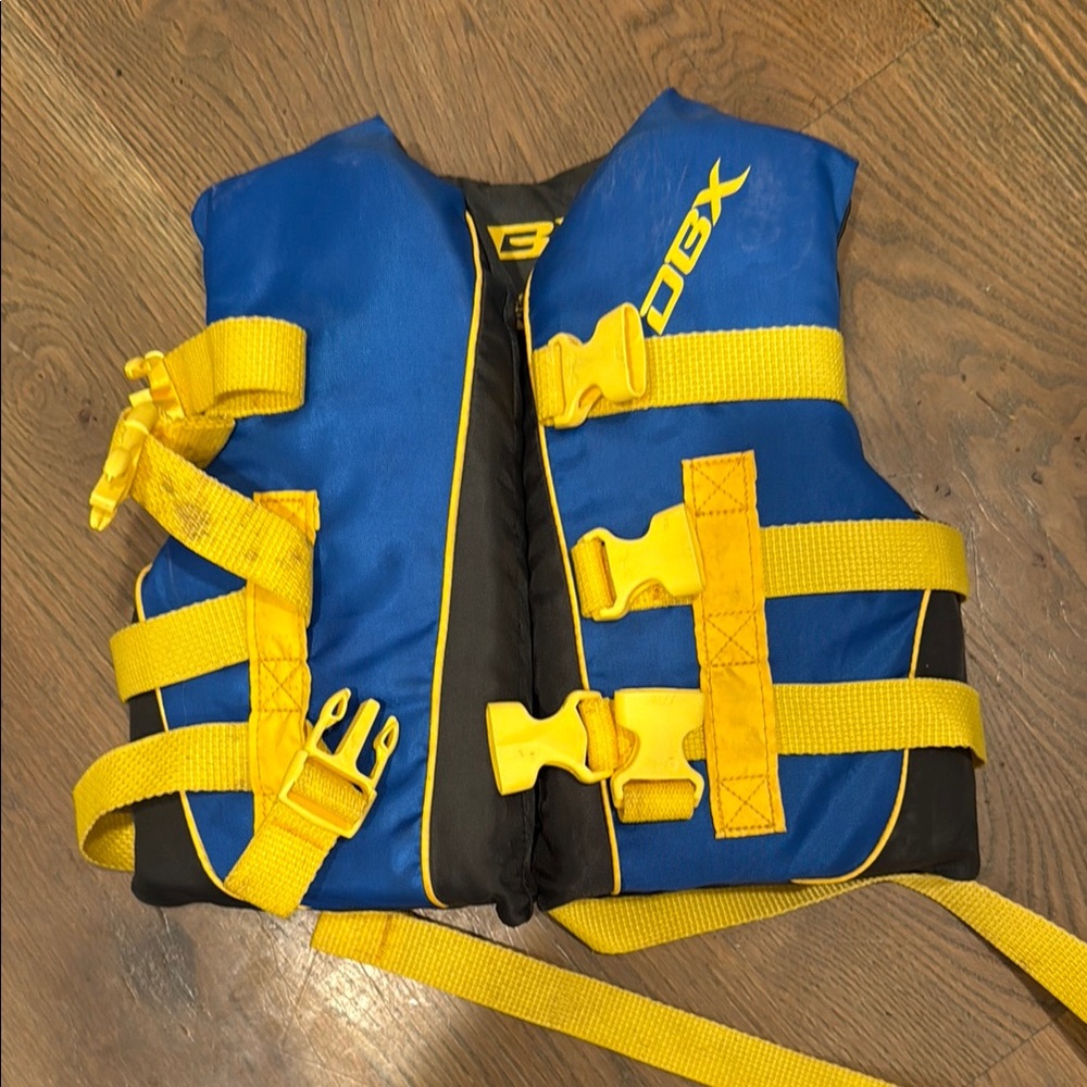 DBX Kids Blue and Yellow Life Vest
